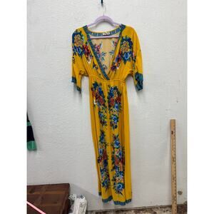 Flying Tomato Yellow Jumpsuit Tall Medium